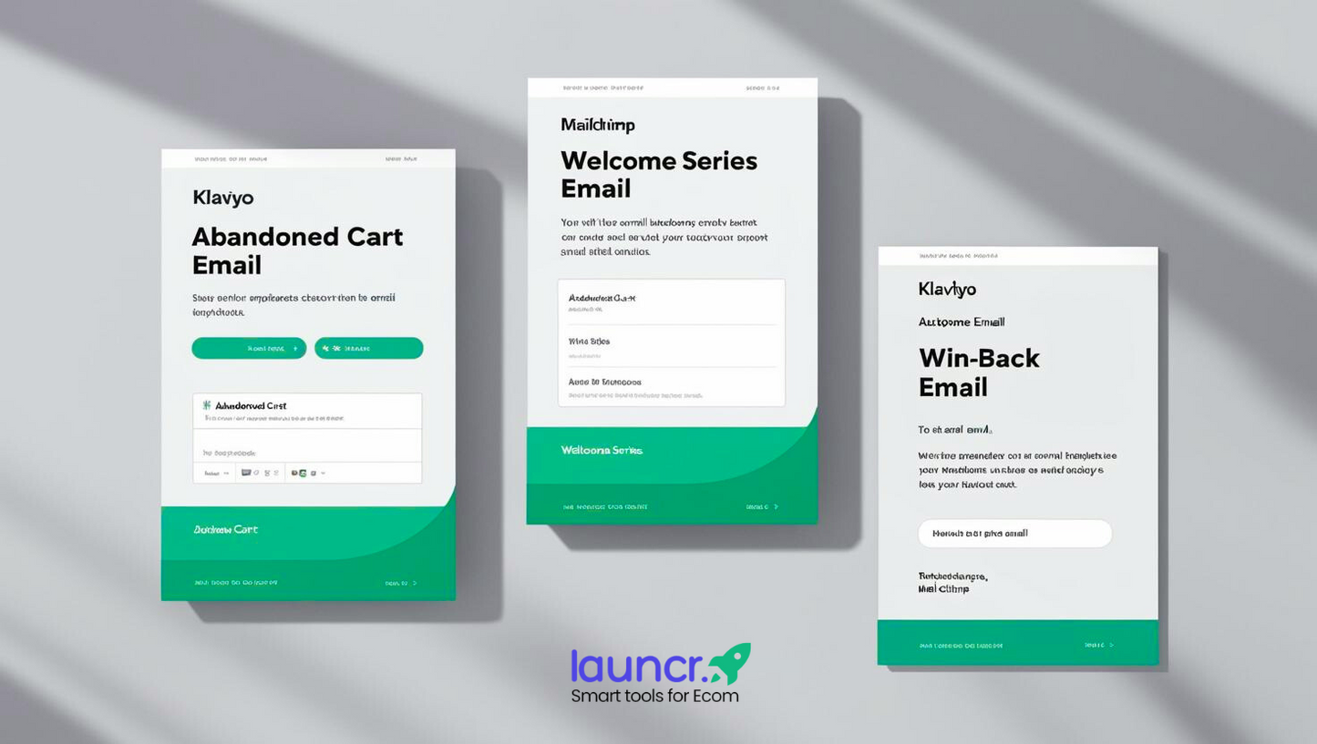 Email Funnel Templates for Klaviyo & Mailchimp – Abandoned Cart, Welcome Series, and Win-Back